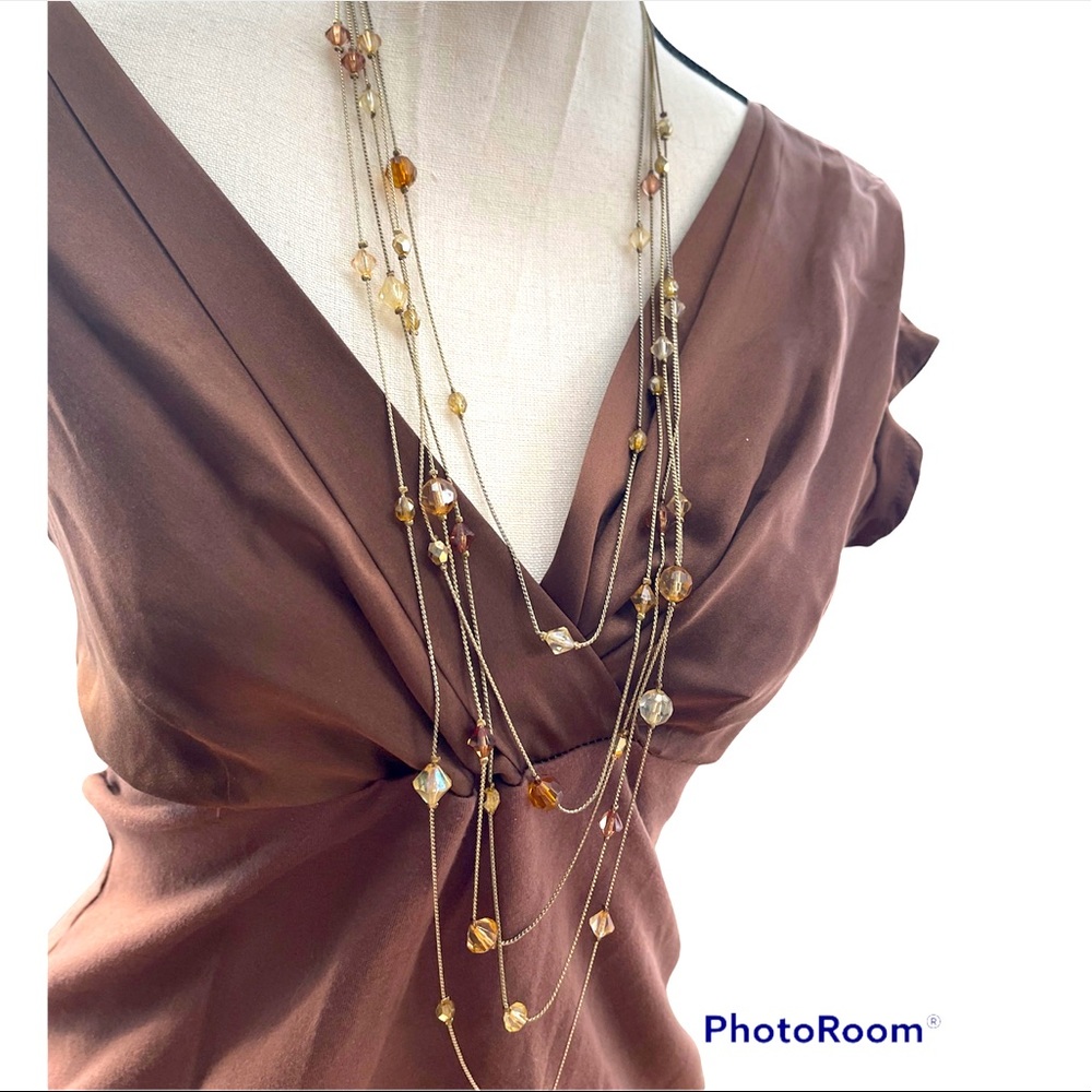 Gorgeous Multi Strand Necklace | Sexy | Long Necklace | A Treasure